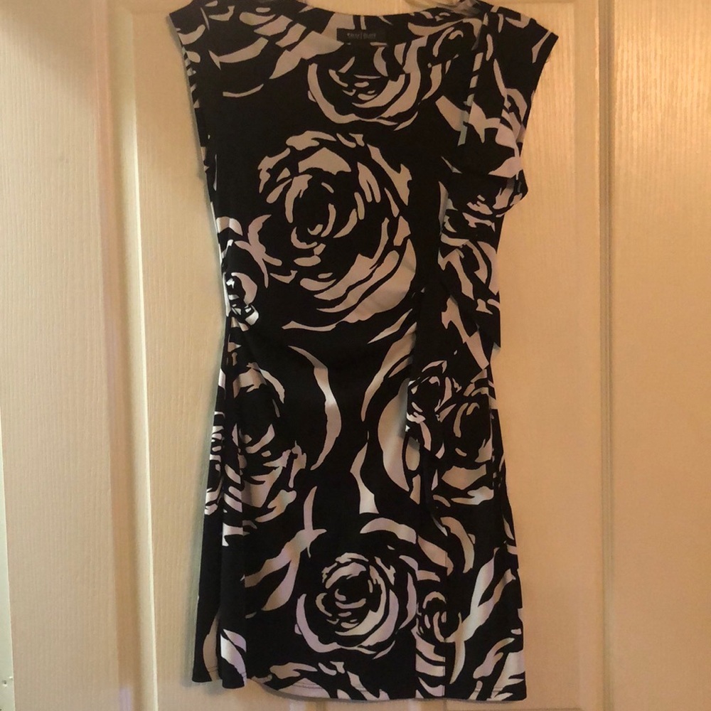WHBM black & white tunic, XS
